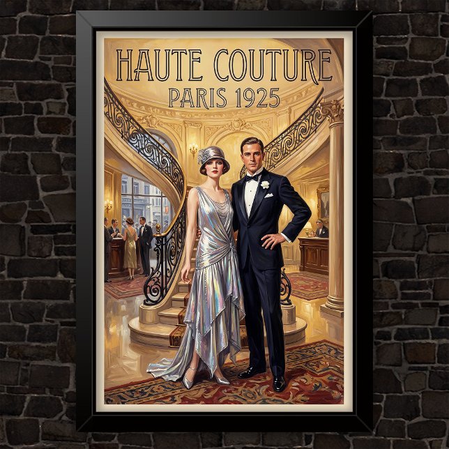 1920s Vintage Fashion Advertising Poster (Creator Uploaded)