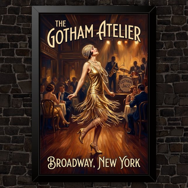 1920s Vintage Fashion Advertising Poster (Creator Uploaded)