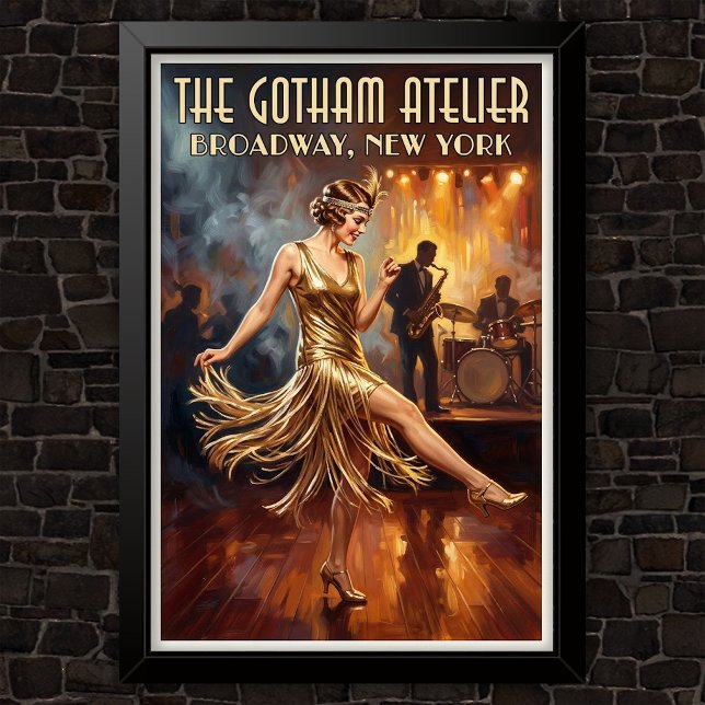 1920s Vintage Fashion Advertising Poster (Creator Uploaded)