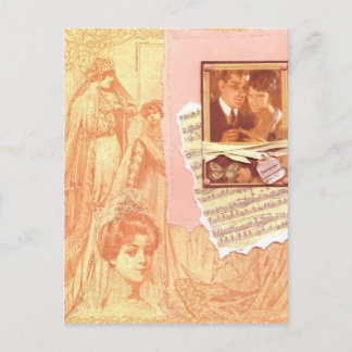 1920's Vintage Wedding Postcard