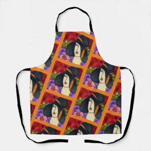 1920's Woman in Hat Apron