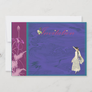 1920's Women's Fashion Invitation
