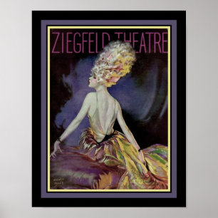 1920's Ziegfeld Theatre by Henry Clive Poster
