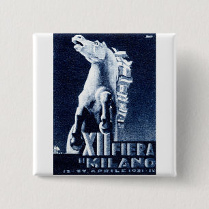 1921 Italian Film Festival 15 Cm Square Badge