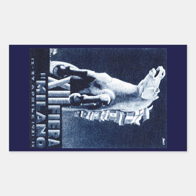 1921 Italian Film Festival Rectangular Sticker (Front)