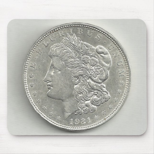 1921 Morgan Silver Dollar Mouse Pad (Front)