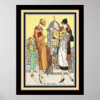 1922 Art Deco Fashion Illustration