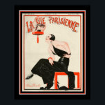 1922 Art Deco La Vie Parisienne Poster<br><div class="desc">1922 Art Deco cover for La Vie Parisienne. 16x20 shown here. Available in other sizes.</div>