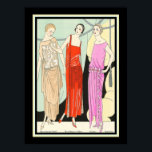 1922 "Art Gout Beaute" Art Deco Poster<br><div class="desc">1922 Art Deco Fashion Print From French "Art Gout Beaute" 18x24 Shown Here- Available On Different Sizes,  As Well As,  Canvas</div>