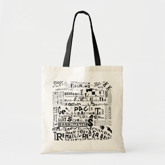 1922 DADA ART AVANT GARDE POSTER TOTE BAG (Front)