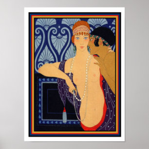 1922 George Barbier Art Deco Print 12 x 16