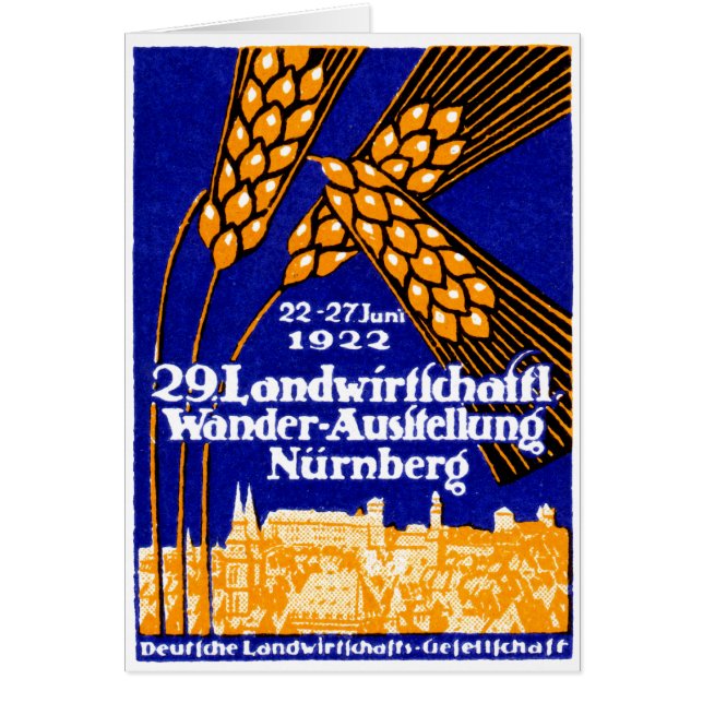 1922 Nuremberg Agricultural Exposition (Front)