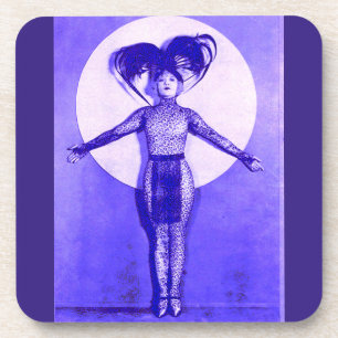 1922 oddball movie star get-up - blue coaster
