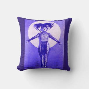 1922 oddball movie star get-up - blue cushion
