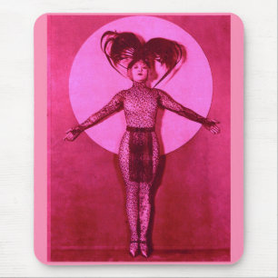 1922 oddball movie star get-up - pink mouse pad