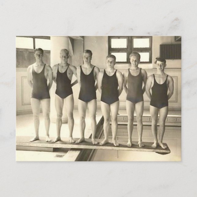 1922 Swim Team Postcard (Front)