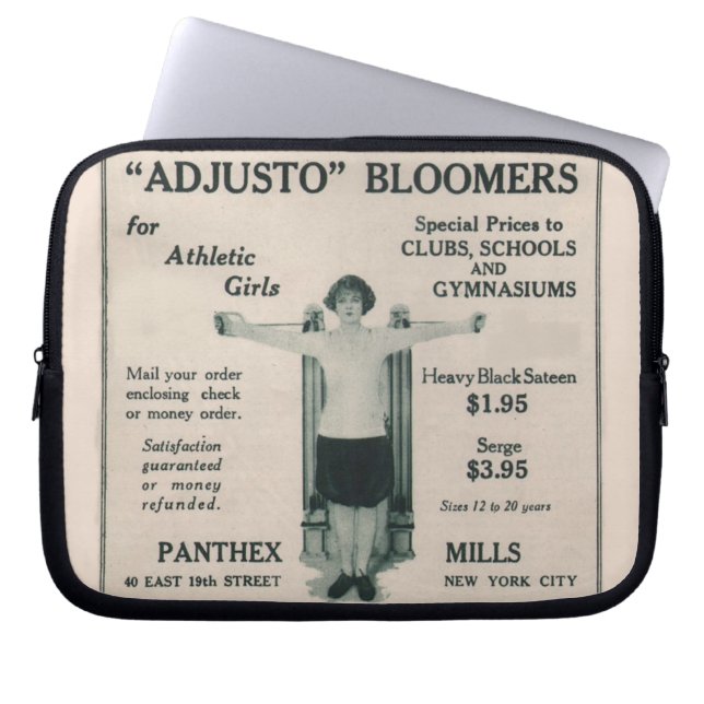 1922 vintage bloomers magazine ad electronics bag (Front)