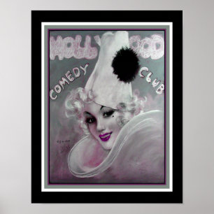 1923 Hollywood Comedy Club Poster
