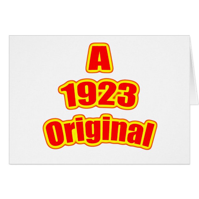 1923 Original Red (Front Horizontal)