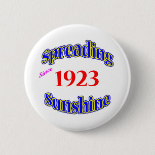 1923 Spreading Sunshine 6 Cm Round Badge