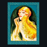 1924 Art Deco Lady Poster<br><div class="desc">If you choose to download, Your local Walgreen store makes board posters of your download into different sizes and in various textures at a very good price. Sometimes with a discount. A tip from my US friend. For UK see "Digital Printing" online. This vintage image was taken from a 1924...</div>