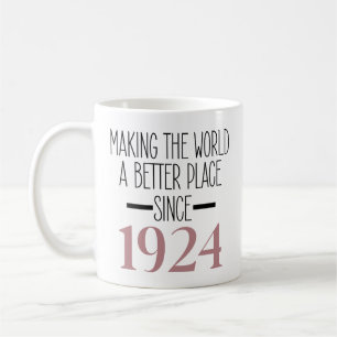 1924 Birthday 100th Years Old Gifts Women Coffee Mug
