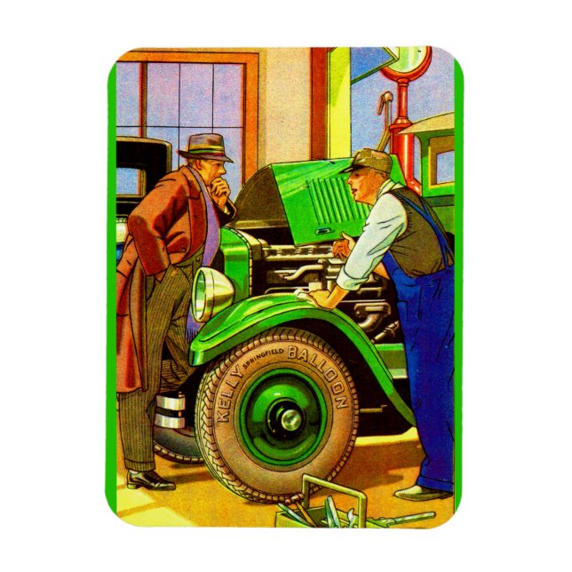 1924 Kelly Springfield balloon tires ad Magnet (Vertical)