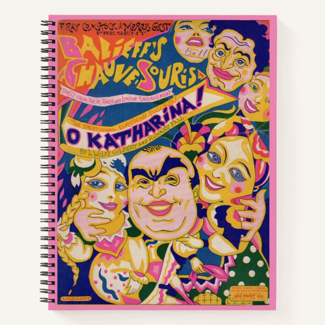 1924 ‘O Katharina’ sheet music cover Notebook (Front)
