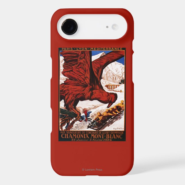 1924 Olympic Winter Games Poster Case-Mate iPhone Case (Back)