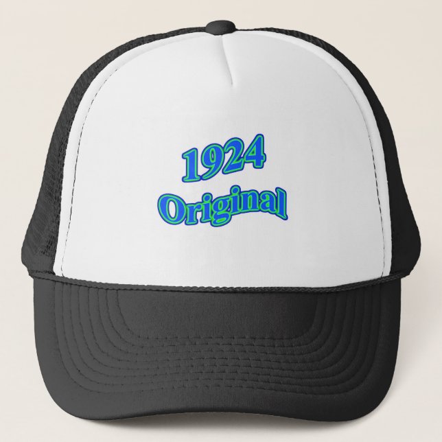 1924 Original Blue Green Trucker Hat (Front)
