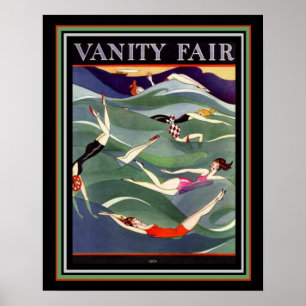 1924 Vanity Fair Deco Swimsuit Cover 16x20 Poster