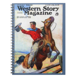 1924 Western Story magazine cover Notebook