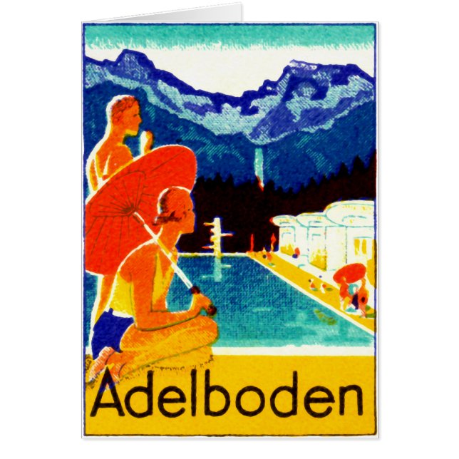 1925 Adelboden Switzerland Poster (Front)