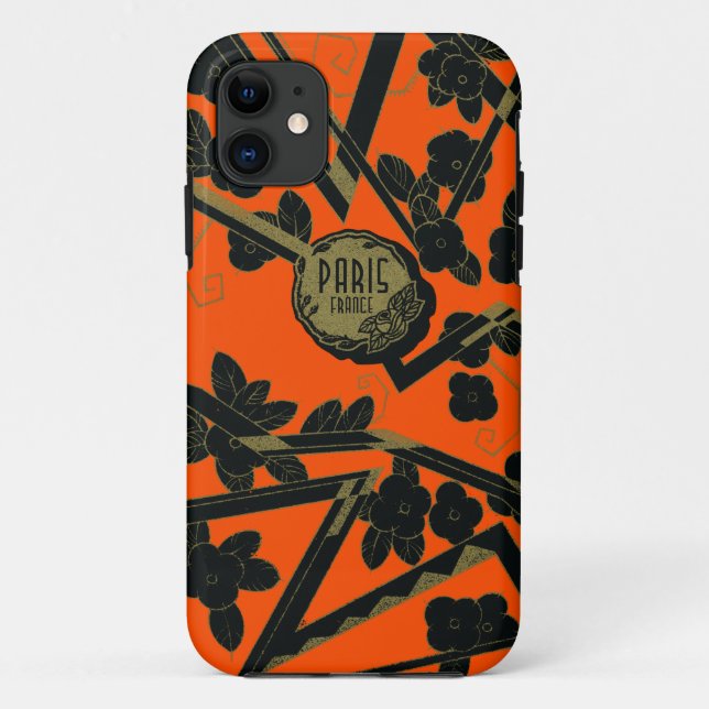 1925 Art Deco Paris France perfume Case-Mate iPhone Case (Back)