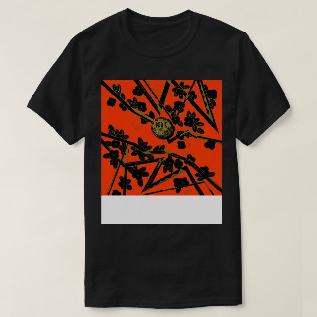 1925 Art Deco Paris Perfume T-Shirt (Design Front)