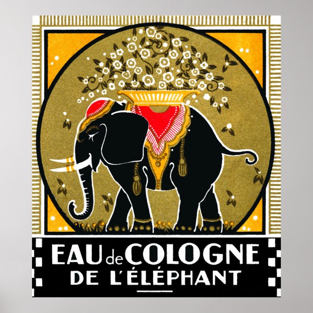 1925 Cologne De L'Elephant Poster (Front)