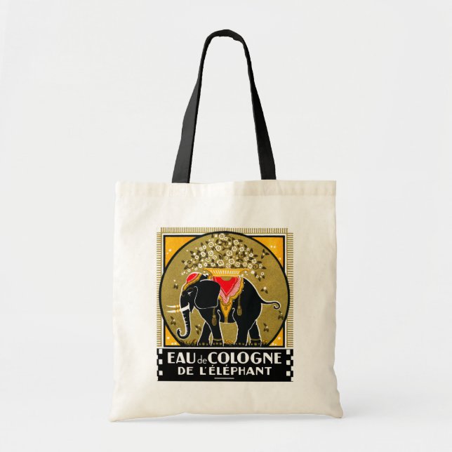 1925 Cologne De L'Elephant Tote Bag (Front)