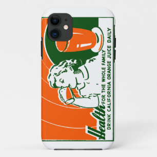 1925 Drink Orange Juice iPhone 11 Case