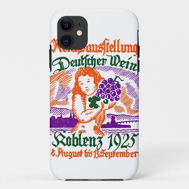 1925 German Wine Festival Case-Mate iPhone Case (Back)
