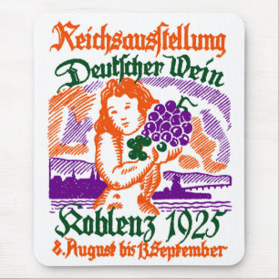1925 German Wine Festival Mouse Pad