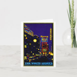 1925 New York City at Night Card