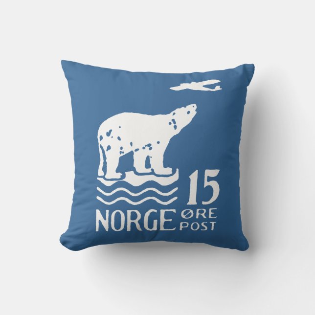 1925 Norwegian Polar Bear Cushion (Front)