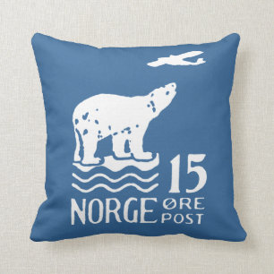 1925 Norwegian Polar Bear Cushion