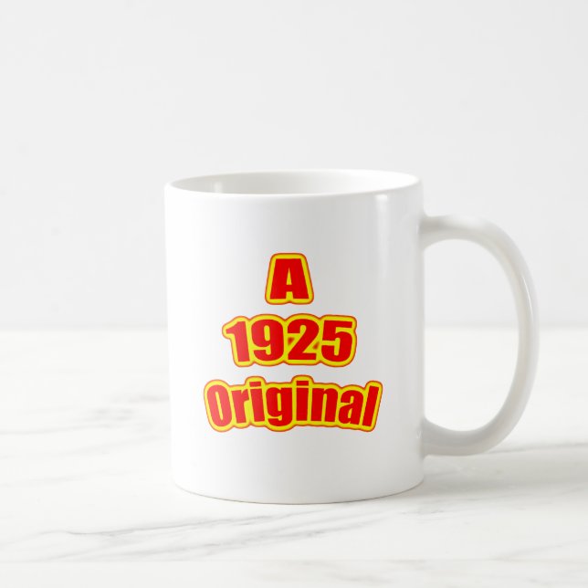 1925 Original Red Coffee Mug (Right)