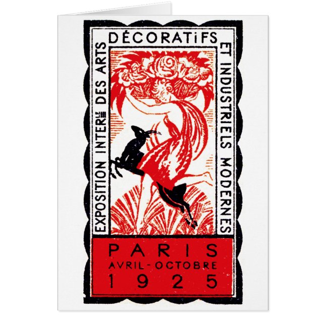 1925 Paris Art Deco Poster (Front)
