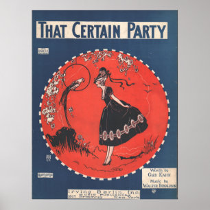 1925 THAT CERTAIN PARTY POSTER