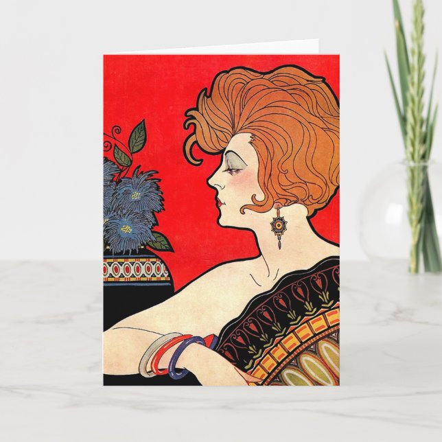 1925 woman card (Front)