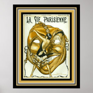 1926 Deco La Vie Parisienne Madrigal Poster