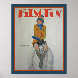 1926 Film Fun Snowman's Land Poster
