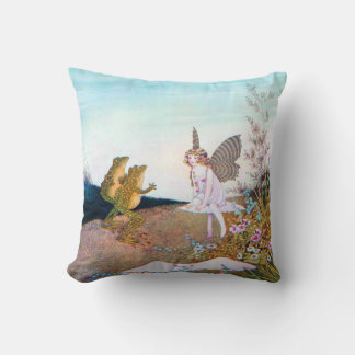 1926 Frogs and Fairy Cushion